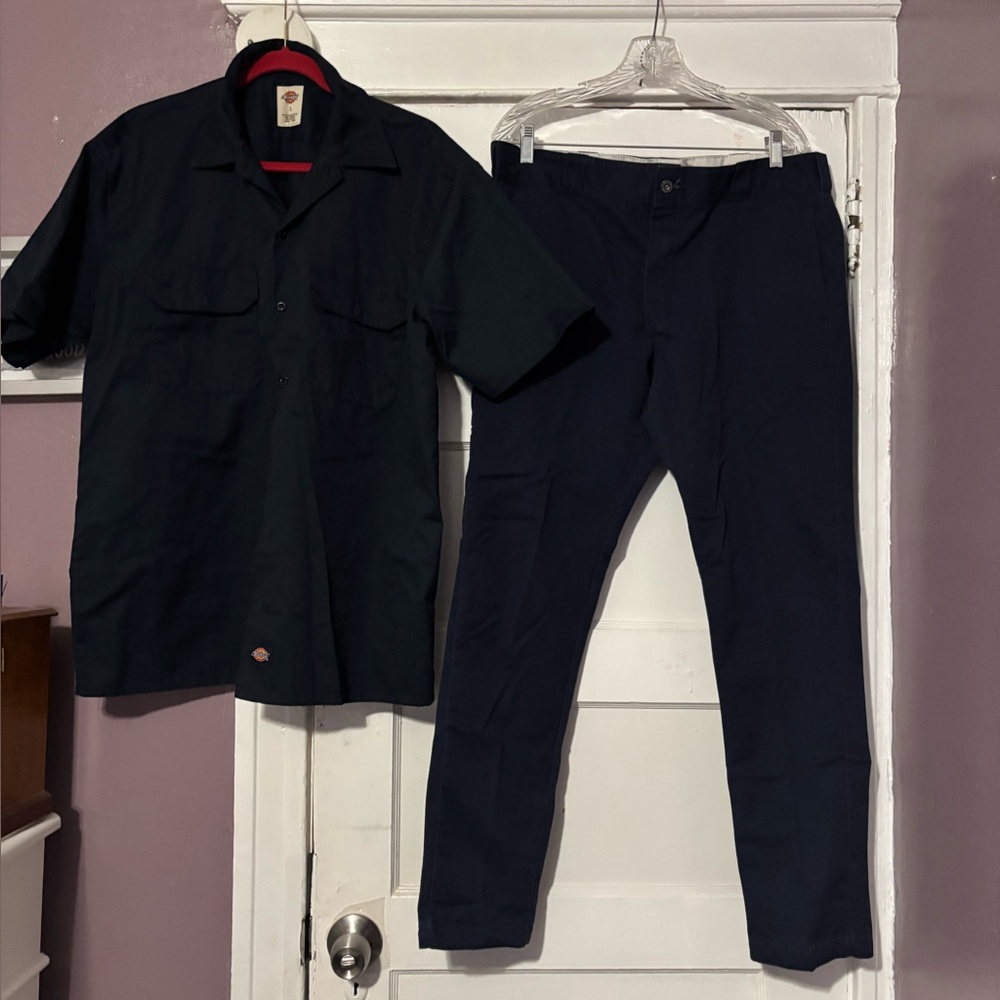 Men’s Dickies Navy 2pc pant set - Picture 7 of 8